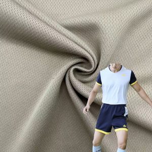 fvz-3 Custom Color 140GSM Breathable Birdseye 100%Polyester Quick Dry Bird Eye Mesh Fabric for Soccer Jersey Sportswear