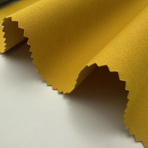 fvt-7 High Stretch 40S soft coating Plain Dyed Diamond Twill Fabric 100% Polyester for Women Dress Shirt Fashion Apparel heavy gsm