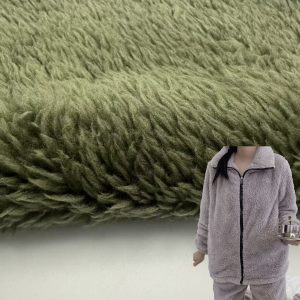fvz-5 Wholesale 100% Polyester Two Side Micro Polar Sheepskin Sherpa Fleece Fabric for Blanket Sherpa Hoodie Fabric Material pajamas