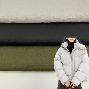 fvn-7 Ultralight Wrinkled style 330T Nylon Crepe Polyamide Pleated Taffeta Fabrics