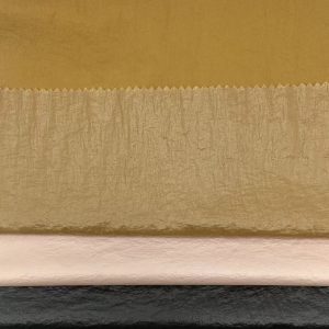 fvns-4 ultrathin 20d Nylon weft Stretch Fabric Nylon Elastane Cloth Fabric with Pu membrane waterproof Wrinkled crinkle style